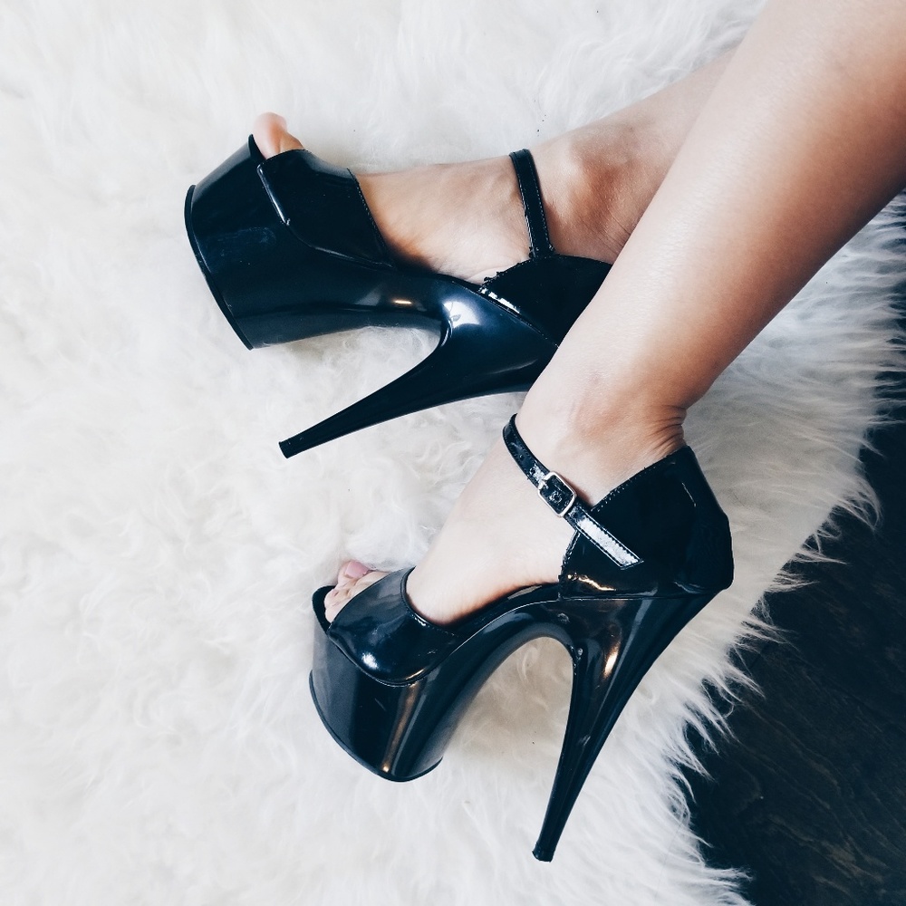 High platform heels